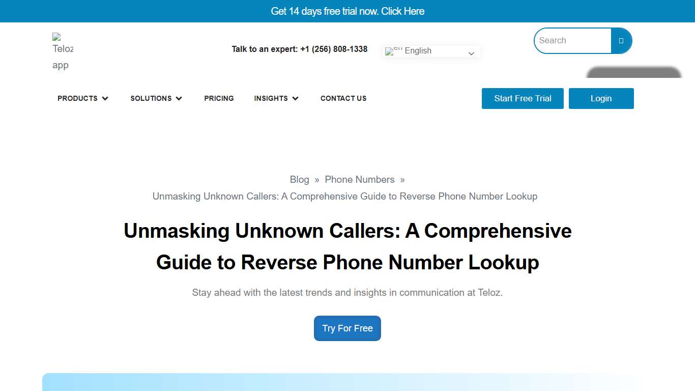 Reverse Phone Number Lookup | Identify Unknown Callers with Ease